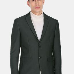 Arrow Men Solid Single-Breasted Blazer-picture-40