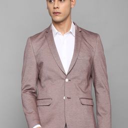 Louis Philippe Sport Men Self Design Cotton Slim-Fit Single-Breasted Formal Blazer-picture-49
