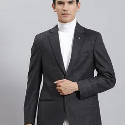 Monte Carlo Checked Single Breasted Blazer-image-15