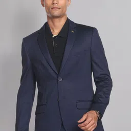 AD By Arvind Slim-Fit Single Breasted Formal Blazers-image-70