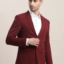 Turtle Self Designed Notched Lapel Single Breasted Blazer-picture-29