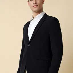 Allen Solly Slim-Fit Notched Lapel Single Breasted Blazer image 5