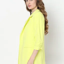 Vero Moda Notched Lapel Collar Open Front Blazer image 2