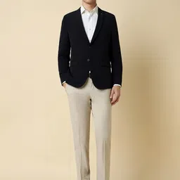 Allen Solly Slim-Fit Notched Lapel Single Breasted Blazer image 3