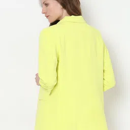 Vero Moda Notched Lapel Collar Open Front Blazer image 3