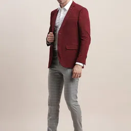 Turtle Self Designed Notched Lapel Single Breasted Blazer image 2