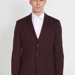 Arrow Slim Fit Notched Lapel Single-Breasted Formal Blazers-picture-48