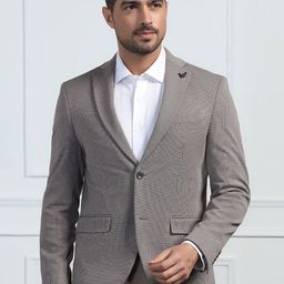 Blackberrys Textured Slim Fit Blazers-picture-49