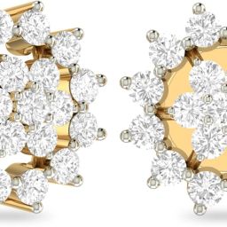 PC Jeweller The Isana Yellow Gold 18kt Diamond Stud Earring-image-75