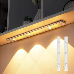 CARTSPACE LED USB Rechargeable 40cm under cabinet motion sensor smart light pack of 2 Ceiling Lamp-image-41