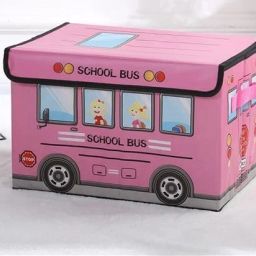 Kids School Bus/Sitting Stool/Storage Box/Playing Toy Storage Box-image-97