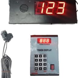 Token Display System With Next Key,Repeat Key and Voice calling Display Unit swtd52 Indoor PA System-27