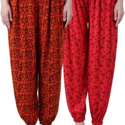 Printed Viscose Women Harem Pants-image-96