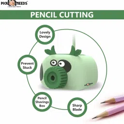 pick ur needs Mini Rechargeable Study Table LED Desk Lamp Pen Holder Pencil Sharpening Study Lamp image 3