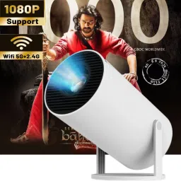 SACRO Smart Projector for Home 4K Support Rotabable Design withApp Netflix,YouTubeX425 (4500 lm / 1 Speaker / Wireless / Remote Controller) Portable Projector-27