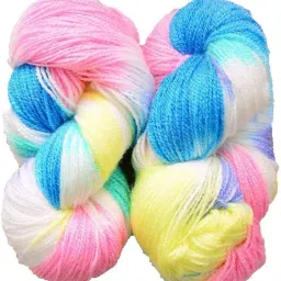 Glowing Star knitting yarn (Blue Lily) (200gms)-image-36