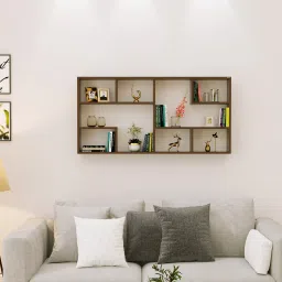bluewud Engineered Wood Open Book Shelf image 2