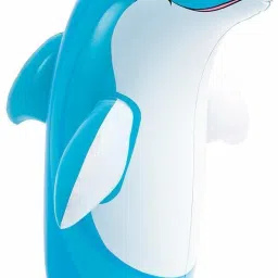 Dolphin Shape 3-D Punching Hit Me Bag, Multi Color Inflatable HitMe Toys-picture-11