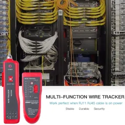 rec trade Wire Tracker RJ11 RJ45 Cable Tester Line Finder Ethernet LAN Network Cable Tester Multifunction Toner Tracer Tester AR-868 (RTT-LNT-0115) Digital Multimeter image 4