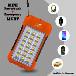 Power Bank Cum 21 Hi-Bright LED Rechargeable Solar Light 5 hrs Lantern Emergency Light-29