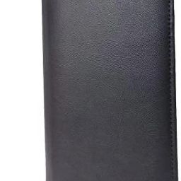 Men & Women Casual Black Genuine Leather Document Holder-image-22