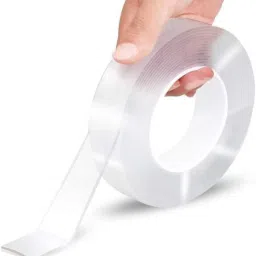 Double Sided Tape Heavy Duty - Multipurpose Removable Traceless Mounting Adhesive Tape for Washable Reusable Strong Sticky Strips Gel Grip Tape_3 Meter Magic Tape (Manual)-4