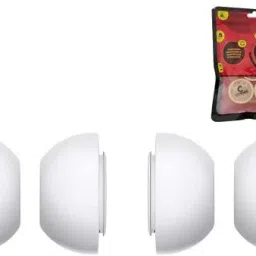 Crysendo Silicone Replacement Eartips For Airpods Pro (2 Pairs)(Large) Over The Ear Headphone Cushion-3