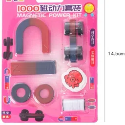 Magnetic Power Kit for Kids - Educational Toy with Magnets & Bars Yoyo Case-image-11