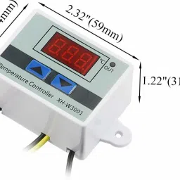 Real Instruments XH-W3001 Digital Temperature Controller Thermostat NTC Sensor Probe 220V 10A Multipurpose Controller image 2