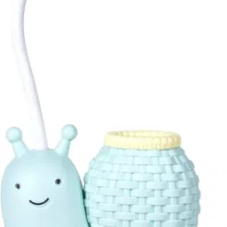 Snail Shape Flexible Eye Protection Lighting LED Study Desk Lamp with Pen Holder Table Lamp-12