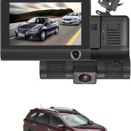 170 Degree/3 Lens G-Sensor 4Inch 3 Way DVR Video Recorder For Car Black LCD-image-63