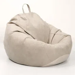 4XL Premium Imported Leather Prefilled Comfortable Bean Bag | Ready To Use Teardrop Bean BagWith Bean Filling-picture-6