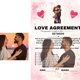 Love Agreement Paper - Unique Romantic Gift for Couples Greeting Card-13