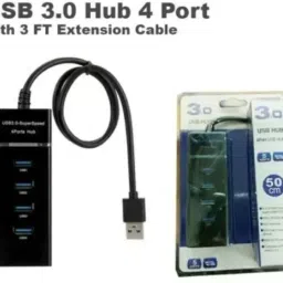 BSVR Portable Mini USB HUB 4 Port SuperSpeed 3.0 Led Indication For Laptop, PC _137 USB HUB 4 PORT_92 USB Hub-picture-1