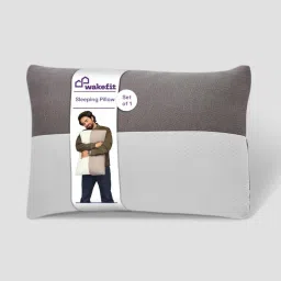 Polyester Fibre Solid Sleeping Pillow Pack of 1-image-46