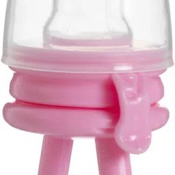 Silicon Food and Fruit Nibbler/ Feeder/ Pacifier for Infants (Pink) - SILICON-15