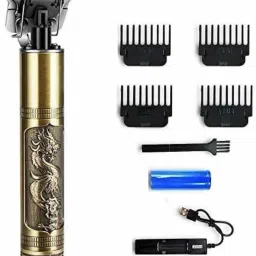 UZAN T shape blade style for haircutd shave Trimmer 90 min Runtime vintage Fully Waterproof Grooming Kit 90 minRuntime 4 Length Settings-image-16