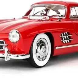 1:24 Vintage Toy Car Benz 300 SL Classic Cars Model with Sound & Light-picture-42