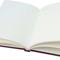 innaxa Hardbound Diary, 120gsm Thick Paper, 80 Sheets/160 Pages, (Maroon, A5-Plain) A5 Diary Blank 160 Pages image 2