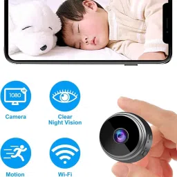 OSHSIZ WIFI SECURITY CAMERA Smart 1080p WiFi Hidden Camera with Motion Detection, Infrared Night Mode Sports and Action Camera-image-93