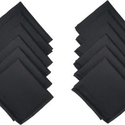 Johnnie Boy Premium Cotton Handkerchief for men and boys hanky rumal ["Black"] Handkerchief-image-11