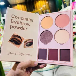 nyli professional High Pigment Makeup 4 in 1 Book | highlighter, blusher, eyeshadows & concealers 250 g image 5