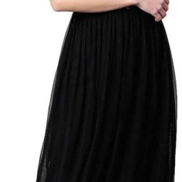 Women Gown Black Maxi/Full Length Dress-image-84