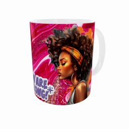 Motivational Quoted– Floral Art for Women – Gift for Inspiration Ceramic Coffee Mug-image-5