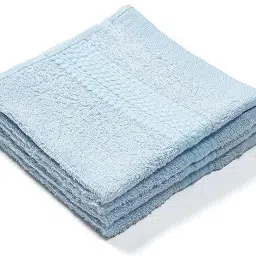 AKIKO HOME 100% Bamboo Face Towel | 30x30 cms, 450 GSM ["Blue"] Handkerchief-image-45