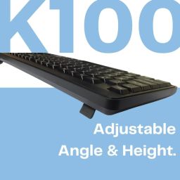 HP k100 Wired Wired USB Standard Desktop Keyboard Compatible with Desktop, Laptop, Mac k100 image 5