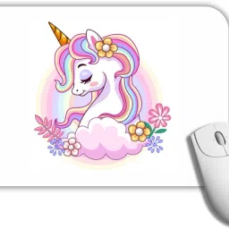 GROOFIEZ Unicorn Printed Mouse Pad Non-Slip Rubber Base for PC Laptop (9x7 inch) Non Slip Base Mousepad-picture-48
