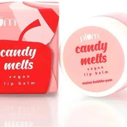 Candy Melts Vegan Lip Balm | Melon Bubble-yum | With Natural UV Protection Melon-19