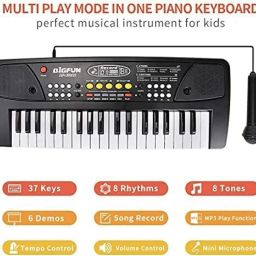 gam collection PIANO 37 Key Piano Toy Keyboard Analog Portable Keyboard image 4