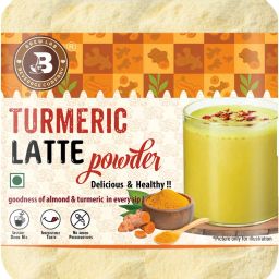 Turmeric Latte Powder | Kids Favourite Drink Goodness Of Almonds & Turmeric |-image-13